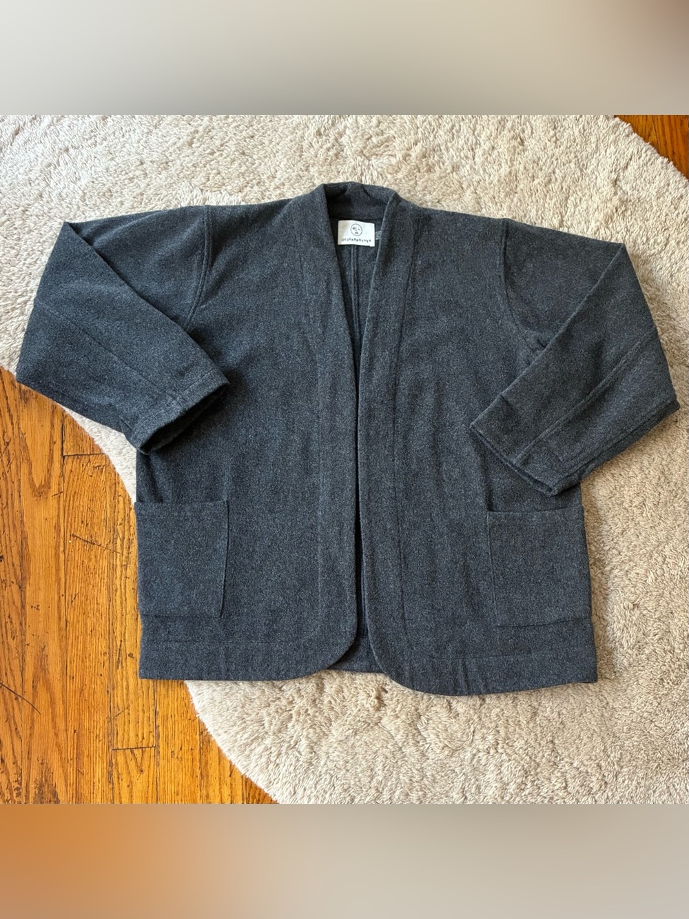 Olderbrother wool blazermo blazer kimono gray M